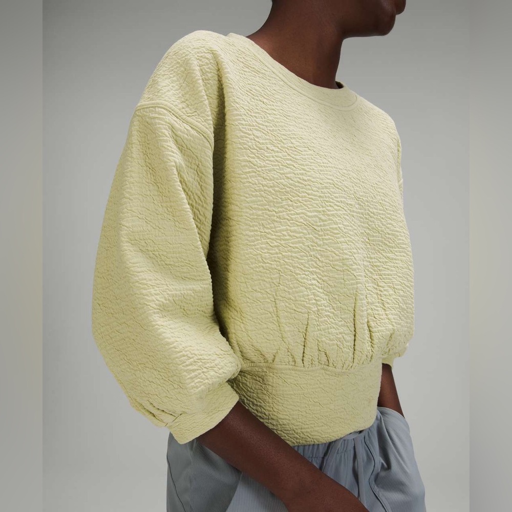 Lululemon Textured Crewneck Pullover